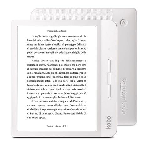 KOBO Kobo Libra H2O lettore e-book Touch screen 8 GB Wi-Fi Bianco N873KUWHKEP