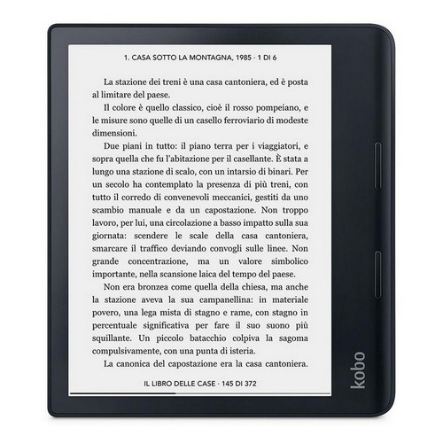 KOBO Ebook Kobo Sage N778-KU-BK-K-EP Memoria 32 GB Display 8 Pollici Black