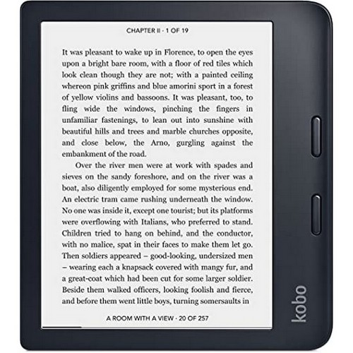 KOBO Kobo Libra 2 eReader Touchscreen impermeabile da 7'' Antiriflesso 32GB Memoria Black