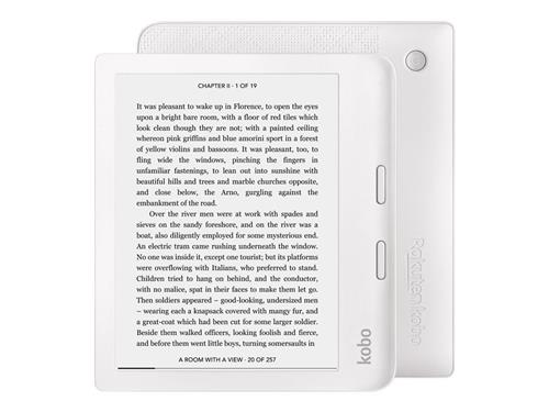 KOBO Kobo Libra 2 eReader Touchscreen impermeabile da 7'' Antiriflesso 32GB Memoria White